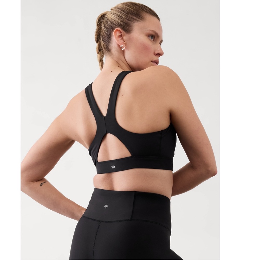 NWT Athleta Interval Sport Bra A-C | Black - Picture 11 of 15